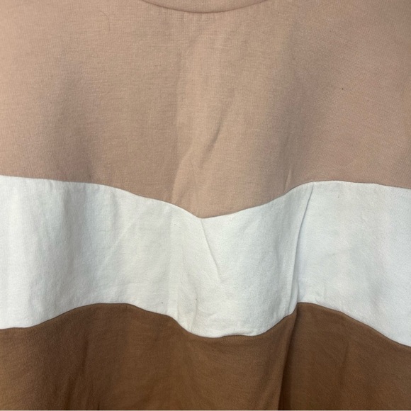 Fixmatti Brown Colorblock 2-Piece Sweatsuit Set, Size XL, Sweatshirt & Joggers - Picture 6 of 16